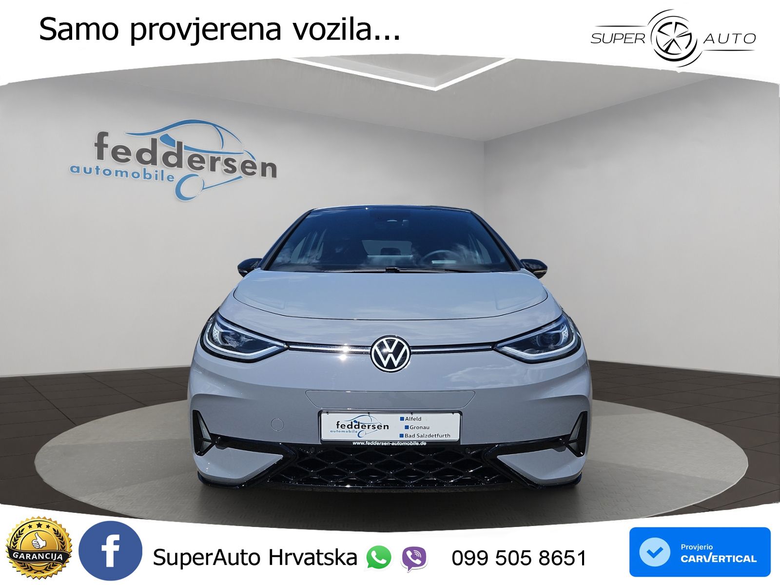 Volkswagen ID.3 GTX Performance 84 kWh (326 KS) LED+GR SJED+ACC