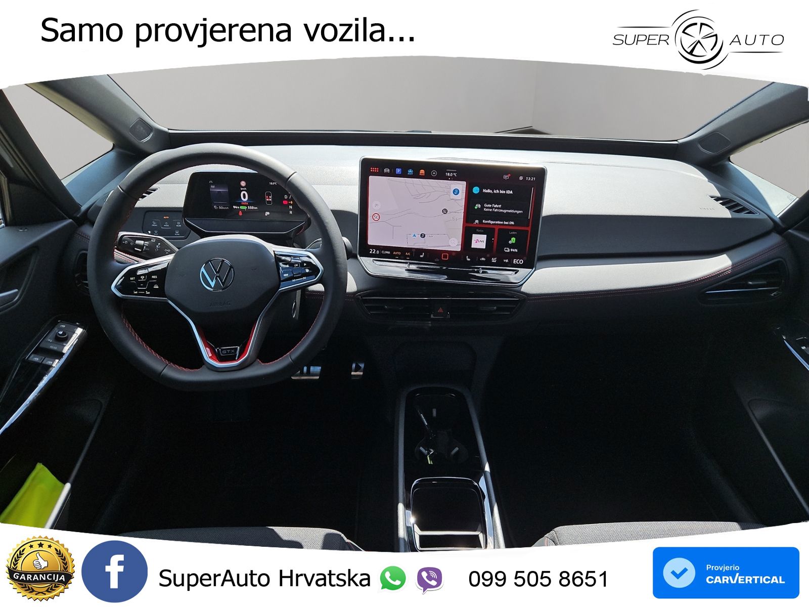 Volkswagen ID.3 GTX Performance 84 kWh (326 KS) LED+GR SJED+ACC