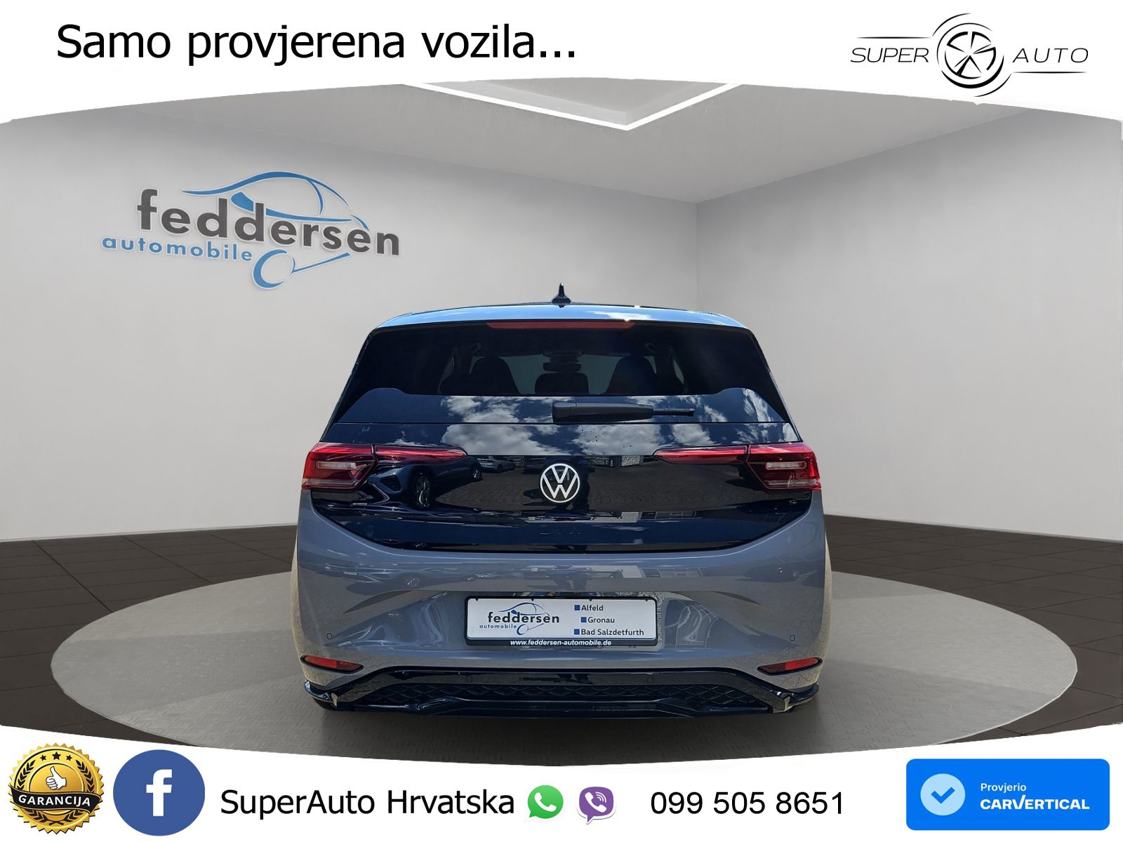 Volkswagen ID.3 GTX Performance 84 kWh (326 KS) LED+GR SJED+ACC