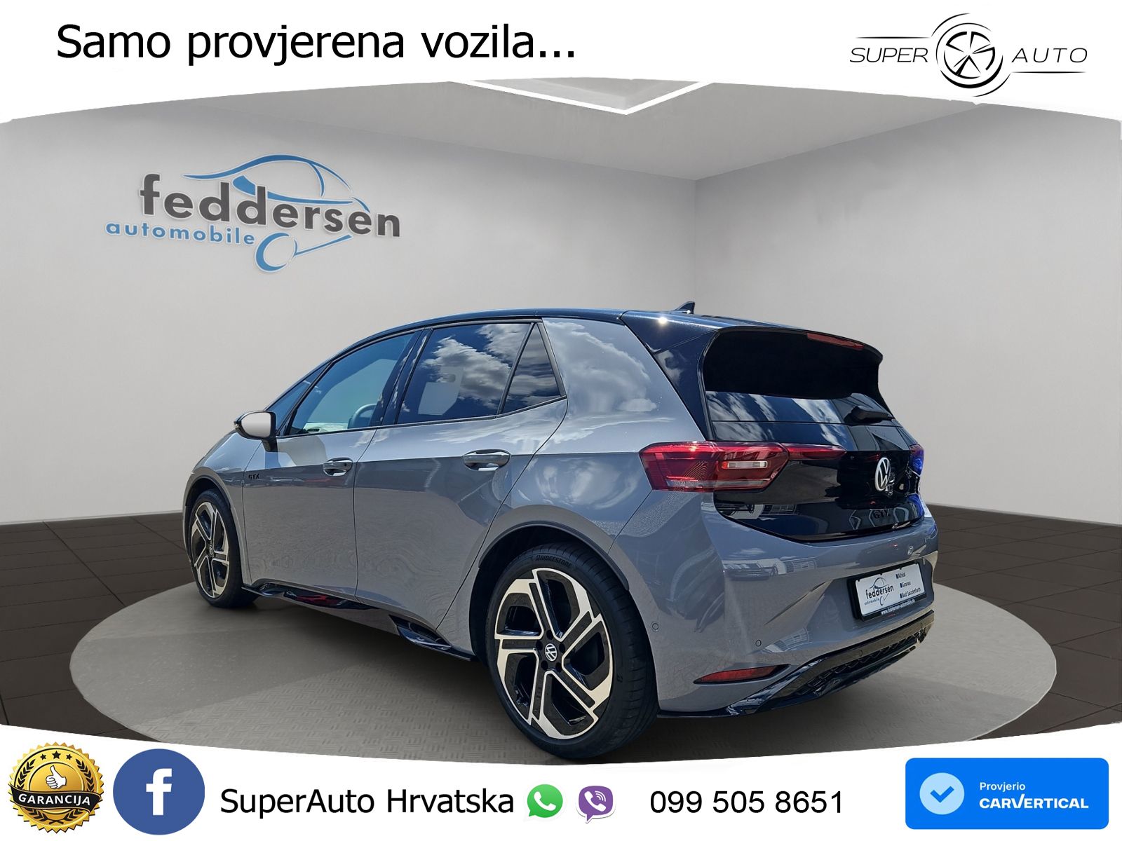 Volkswagen ID.3 GTX Performance 84 kWh (326 KS) LED+GR SJED+ACC