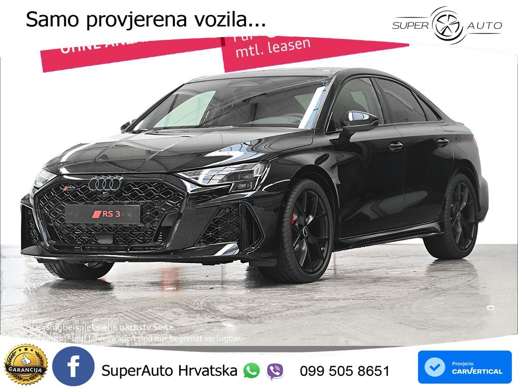 Audi RS3 Sedan 2.5 TFSI (400 KS) quattro S tronic LED+GR SJED+ACC