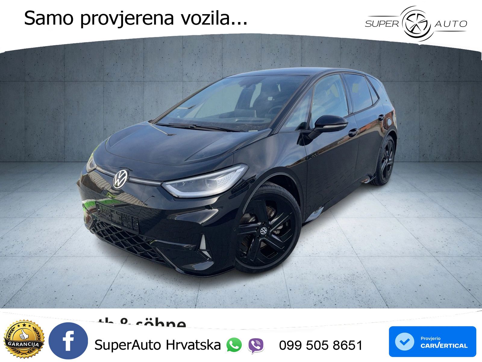 Volkswagen ID.3 GTX Performance 84 kWh (326 KS) LED+GR SJED+ACC