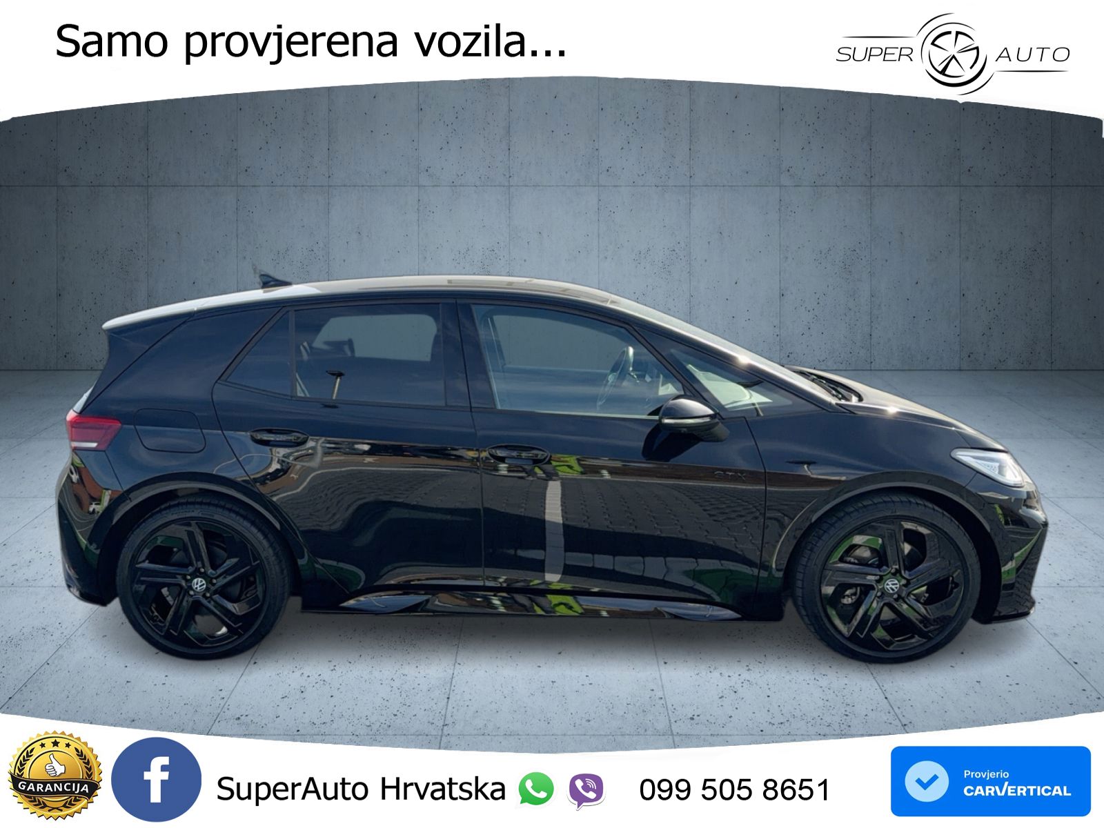 Volkswagen ID.3 GTX Performance 84 kWh (326 KS) LED+GR SJED+ACC