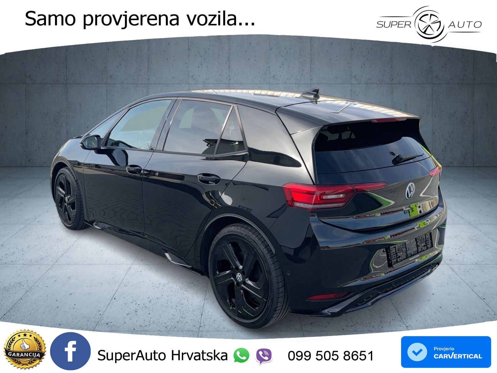 Volkswagen ID.3 GTX Performance 84 kWh (326 KS) LED+GR SJED+ACC