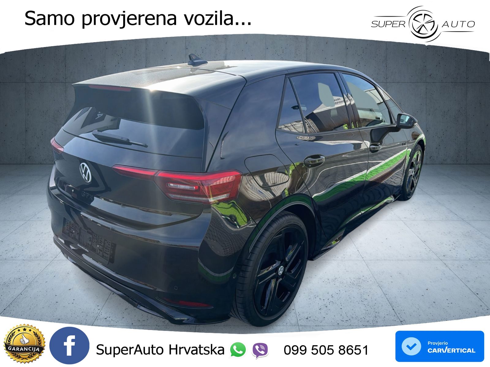 Volkswagen ID.3 GTX Performance 84 kWh (326 KS) LED+GR SJED+ACC