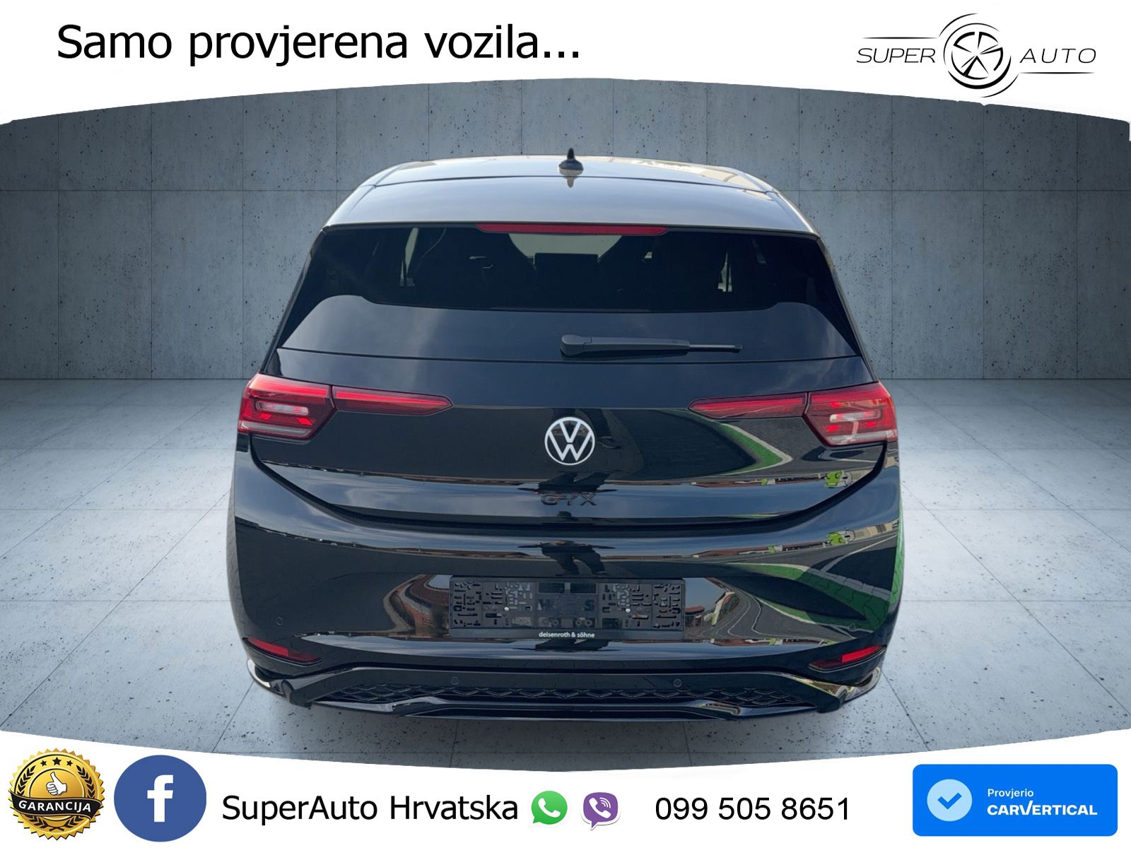 Volkswagen ID.3 GTX Performance 84 kWh (326 KS) LED+GR SJED+ACC