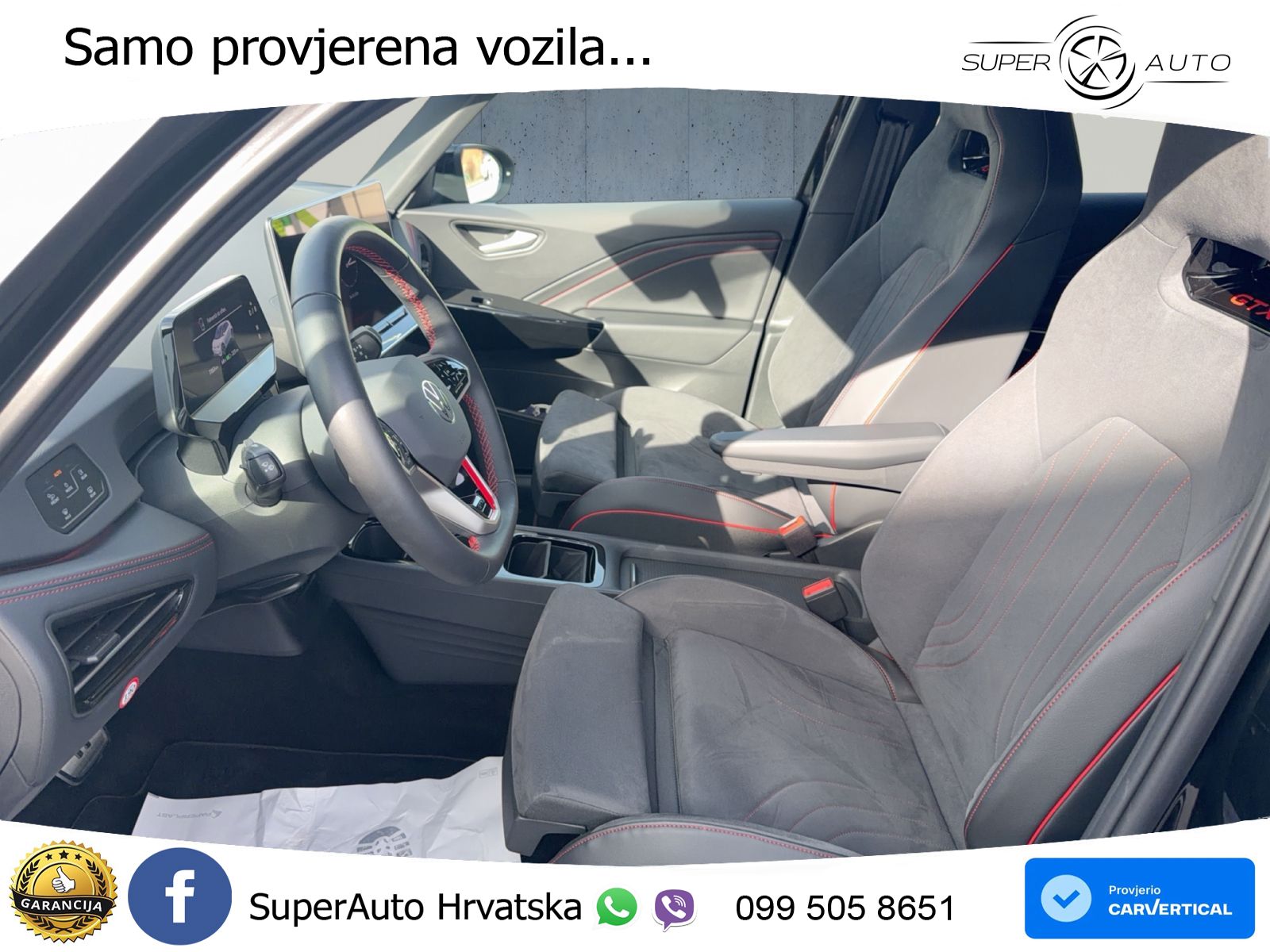 Volkswagen ID.3 GTX Performance 84 kWh (326 KS) LED+GR SJED+ACC