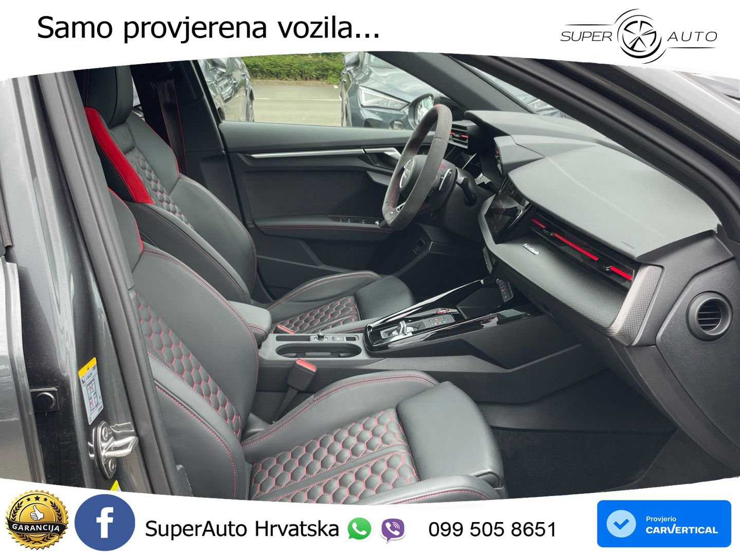 Audi RS3 Sedan 2.5 TFSI (400 KS) quattro S tronic LED+GR SJED+ACC