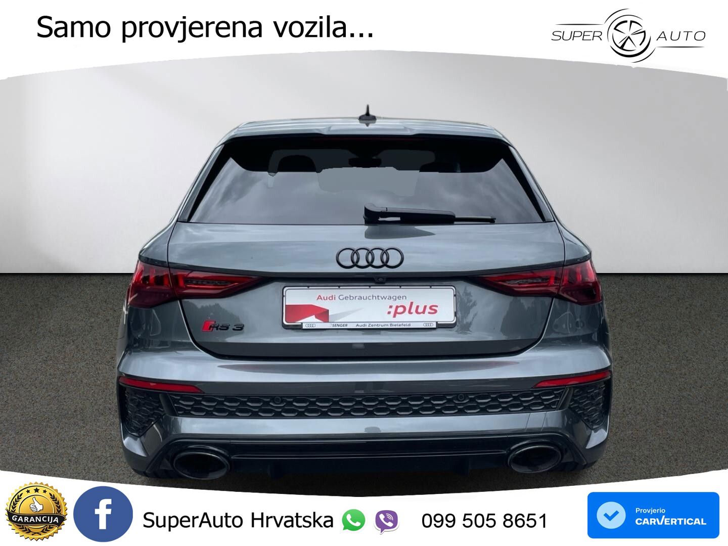 Audi RS3 Sedan 2.5 TFSI (400 KS) quattro S tronic LED+GR SJED+ACC