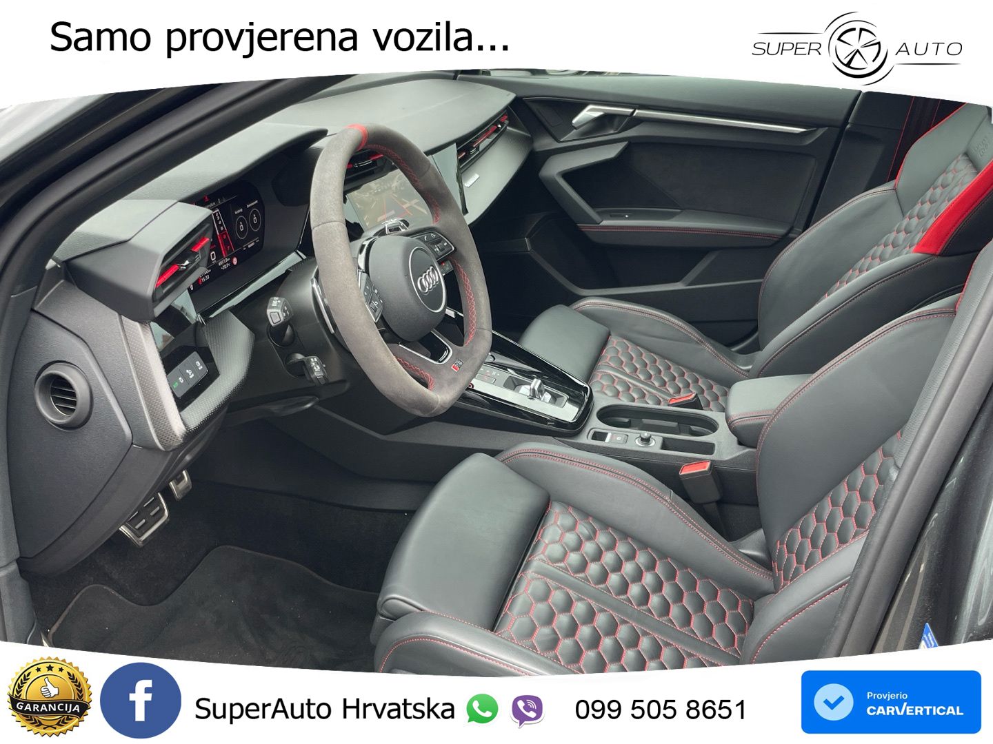 Audi RS3 Sedan 2.5 TFSI (400 KS) quattro S tronic LED+GR SJED+ACC