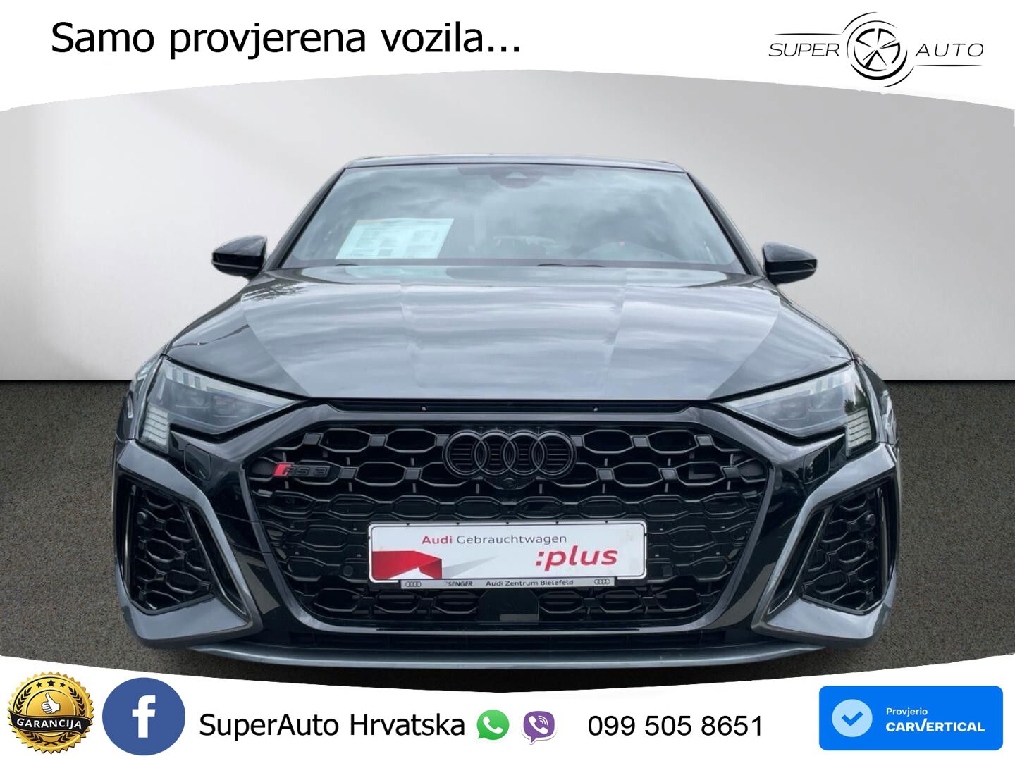 Audi RS3 Sedan 2.5 TFSI (400 KS) quattro S tronic LED+GR SJED+ACC