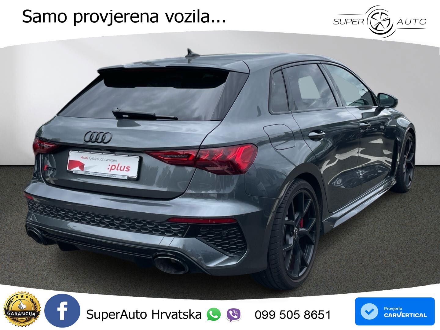 Audi RS3 Sedan 2.5 TFSI (400 KS) quattro S tronic LED+GR SJED+ACC
