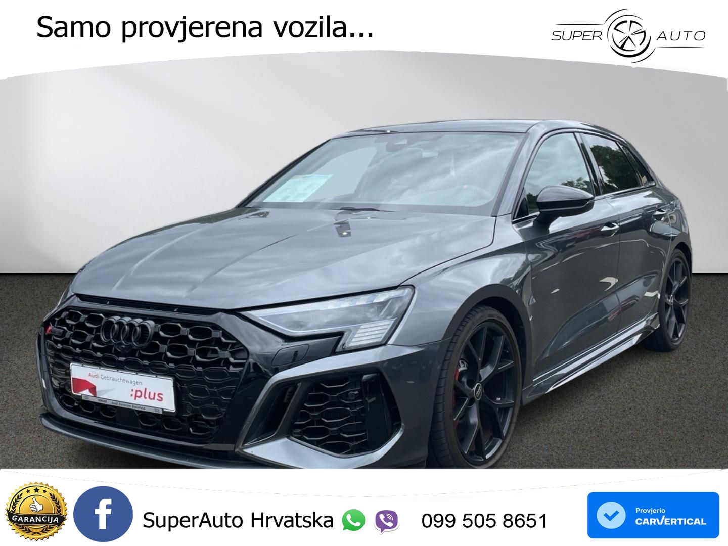 Audi RS3 Sedan 2.5 TFSI (400 KS) quattro S tronic LED+GR SJED+ACC
