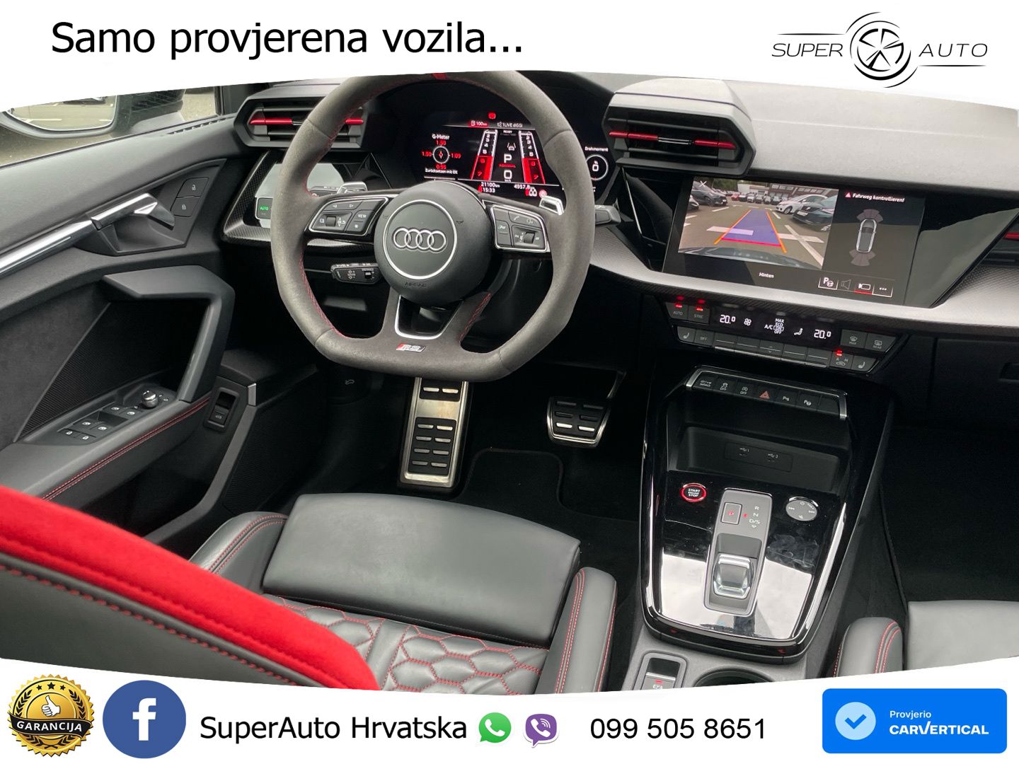 Audi RS3 Sedan 2.5 TFSI (400 KS) quattro S tronic LED+GR SJED+ACC