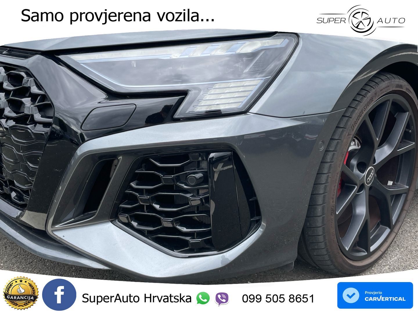 Audi RS3 Sedan 2.5 TFSI (400 KS) quattro S tronic LED+GR SJED+ACC