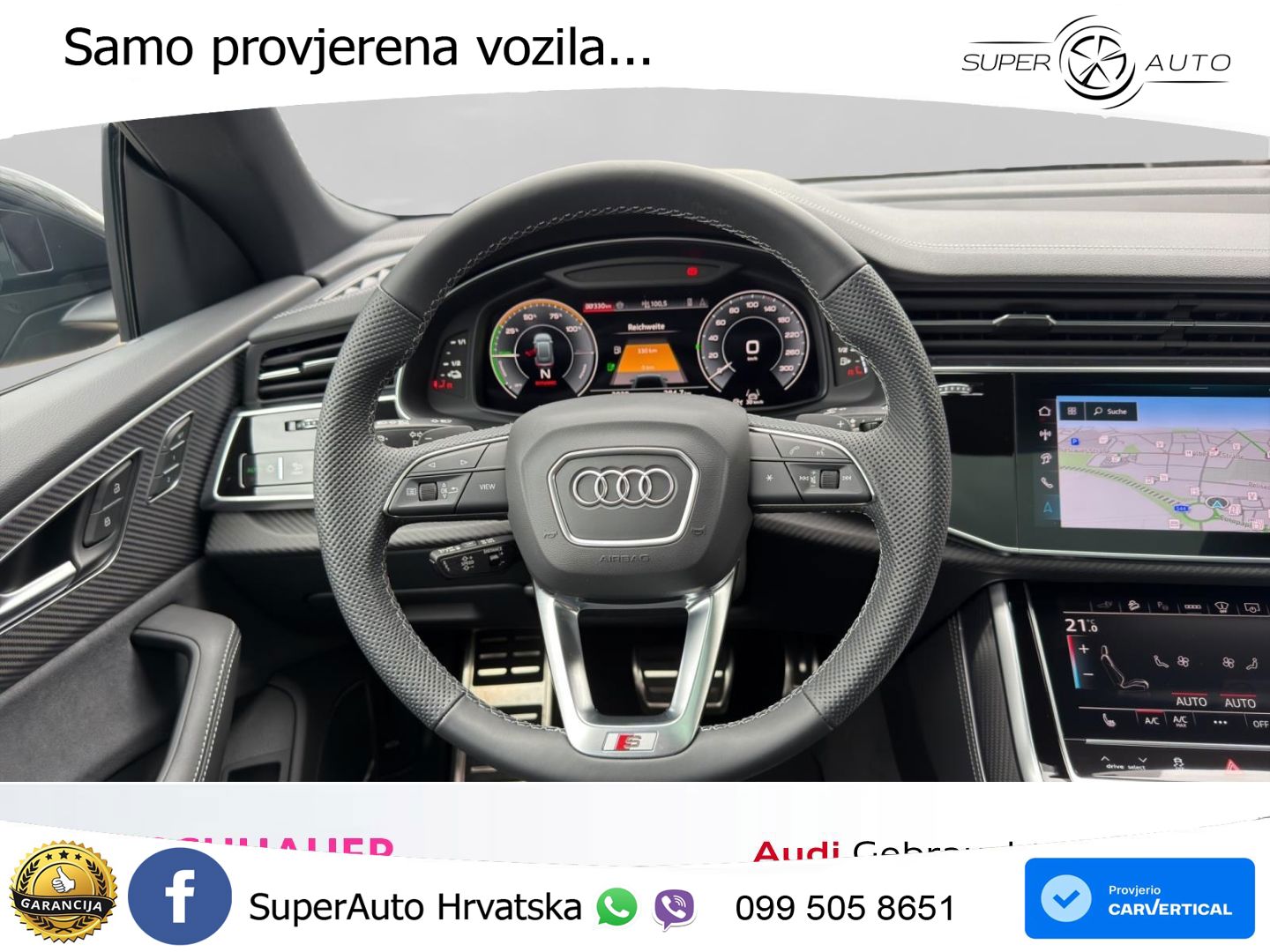 Audi Q8 55 TFSIe V6 (394 KS) quattro Tiptronic