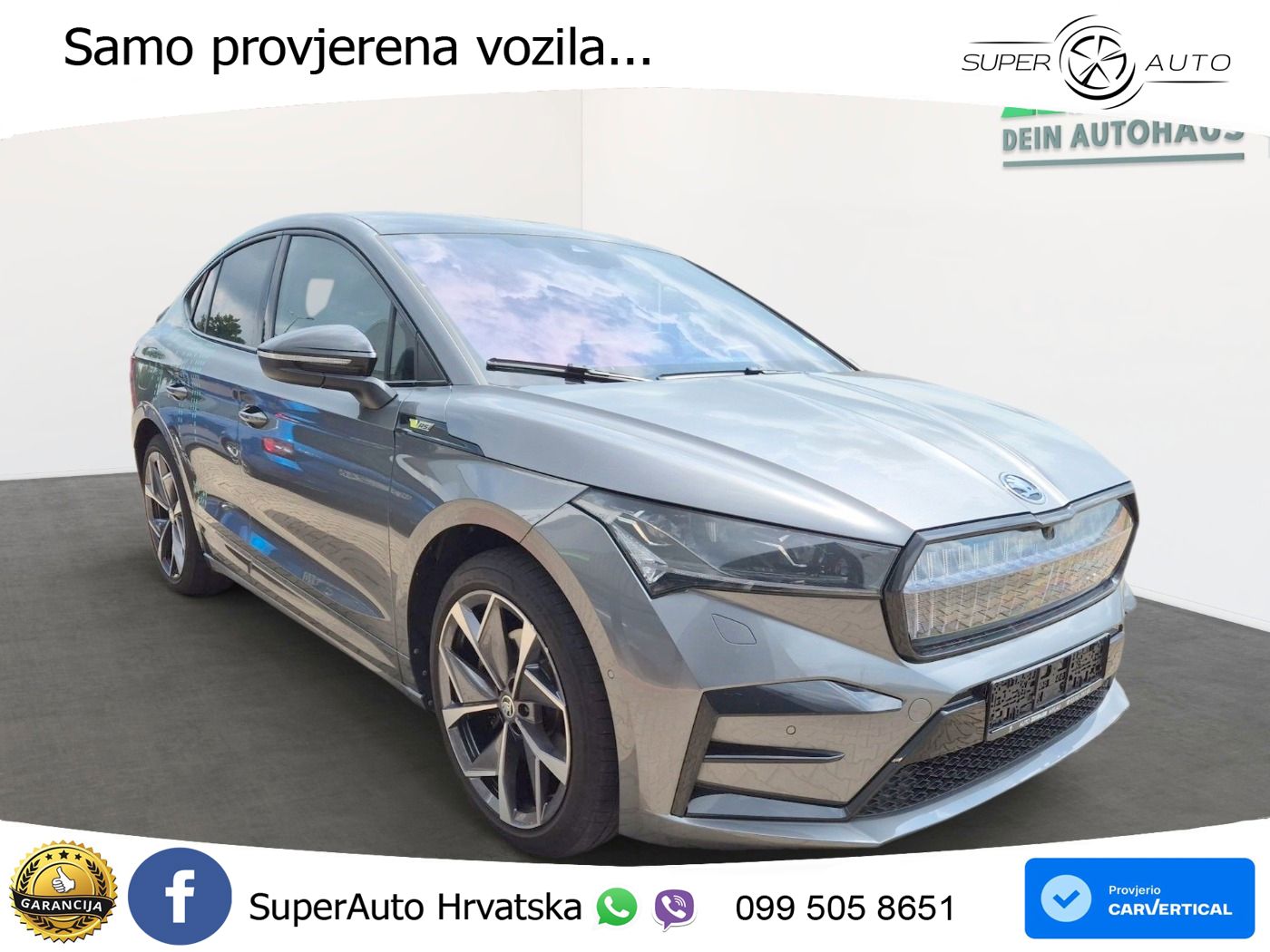 Škoda Enyaq Coupe iV RS 82 kWh (299 KS) AWD LED+GR SJED+ACC