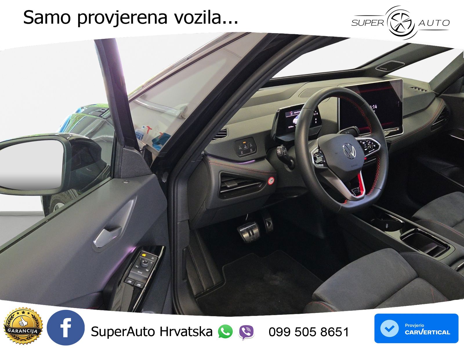 Volkswagen ID.3 GTX Performance 84 kWh (326 KS) LED+GR SJED+ACC