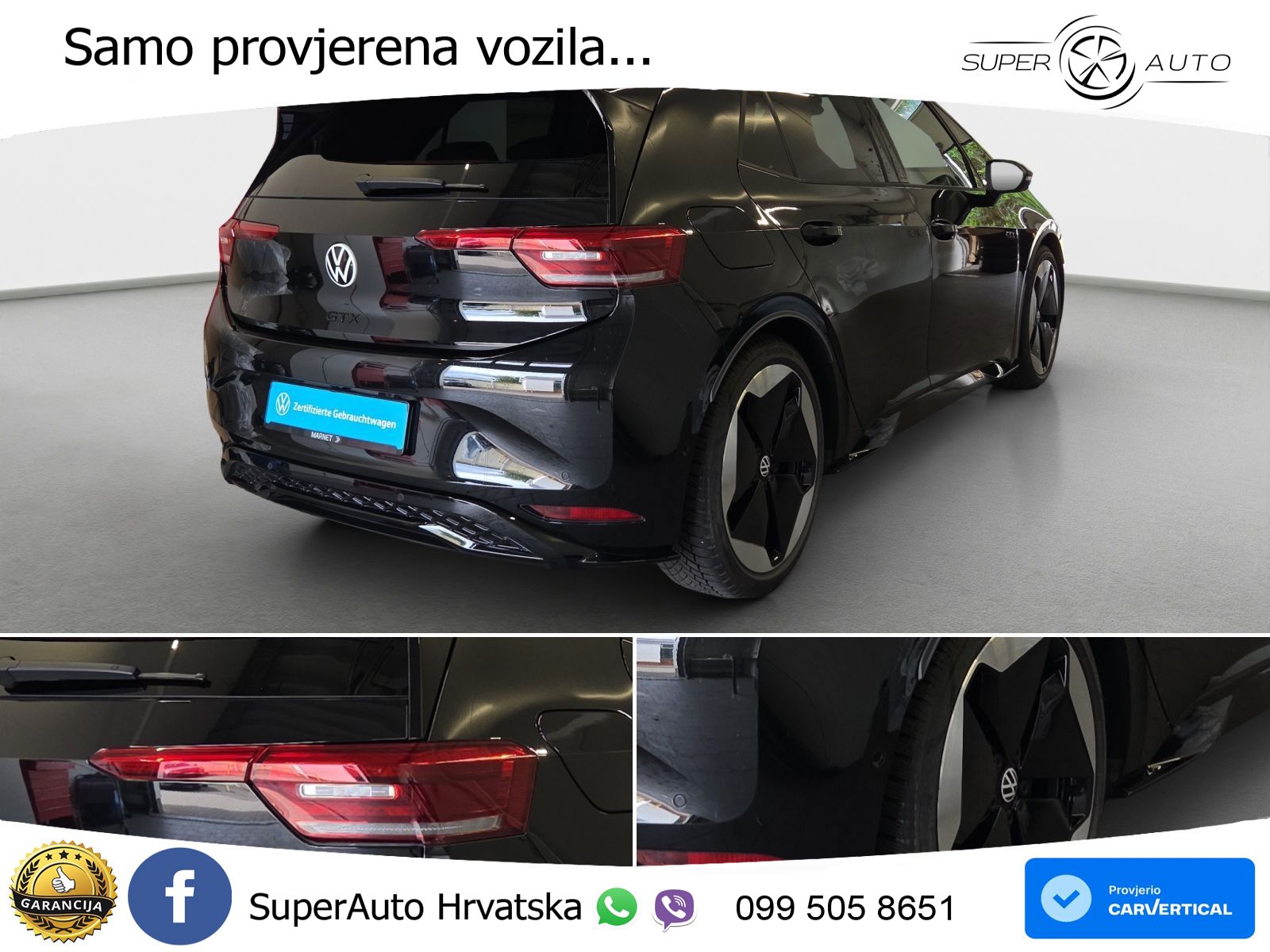 Volkswagen ID.3 GTX Performance 84 kWh (326 KS) LED+GR SJED+ACC