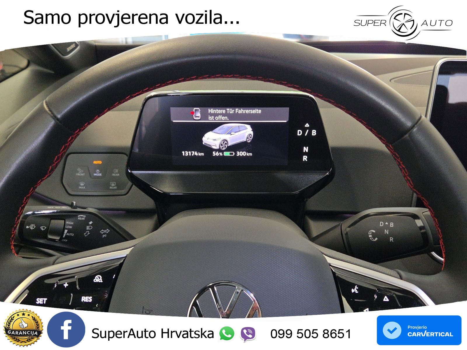 Volkswagen ID.3 GTX Performance 84 kWh (326 KS) LED+GR SJED+ACC