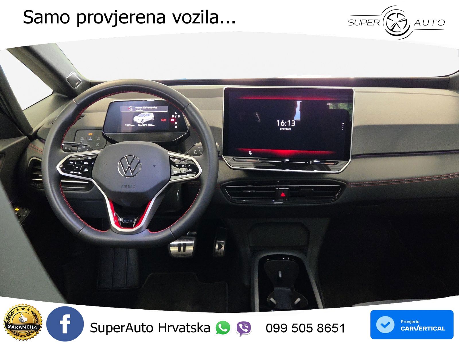 Volkswagen ID.3 GTX Performance 84 kWh (326 KS) LED+GR SJED+ACC