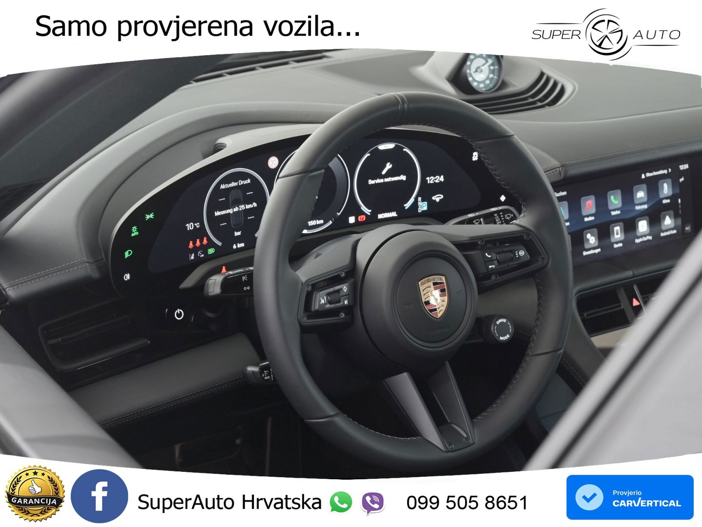 Porsche Taycan Sport Turismo 105 kWh (435 KS)
