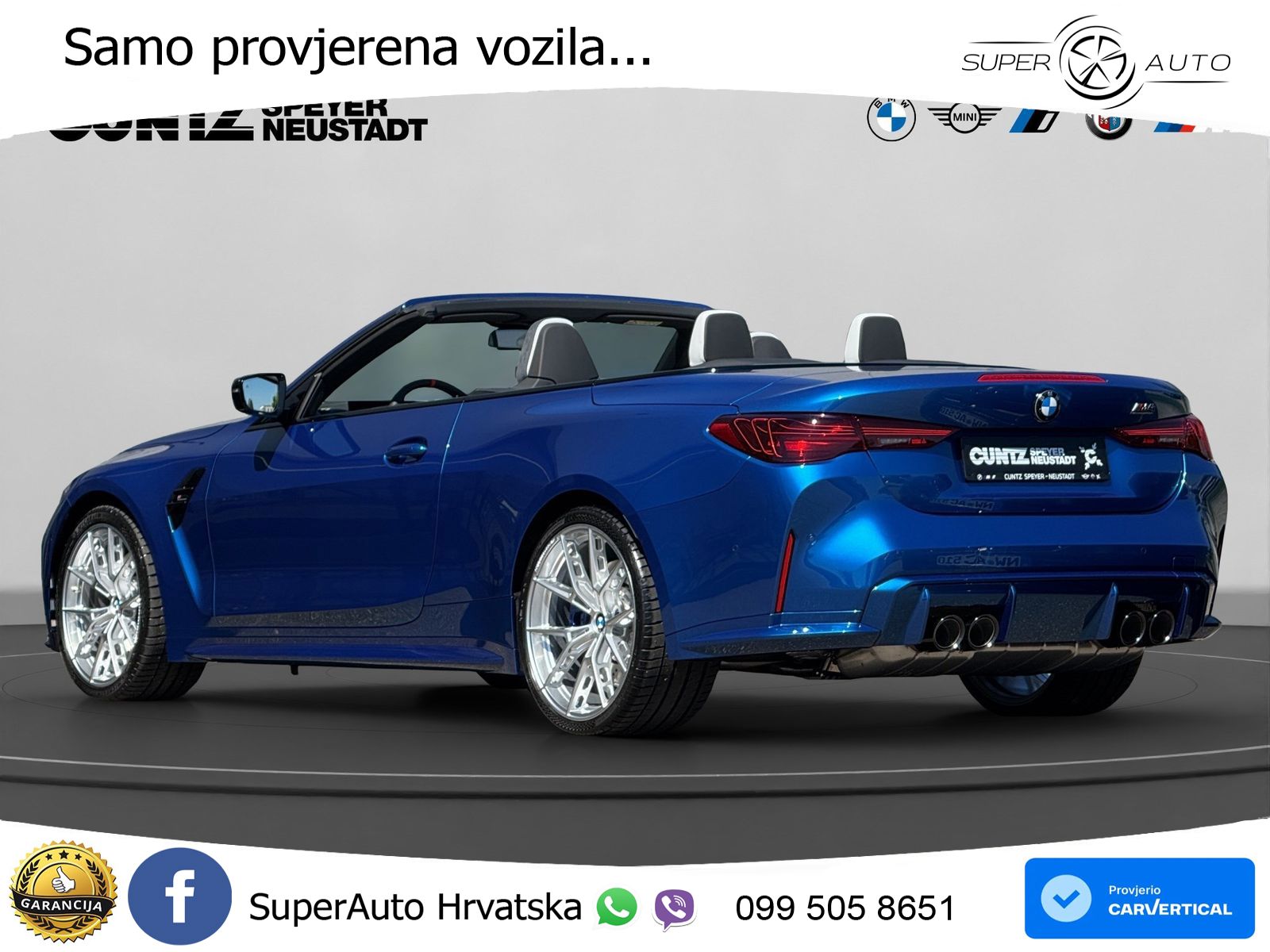 BMW M4 Convertible Competition 3.0 (530 KS) xDrive Steptronic LED+GR SJED+ACC