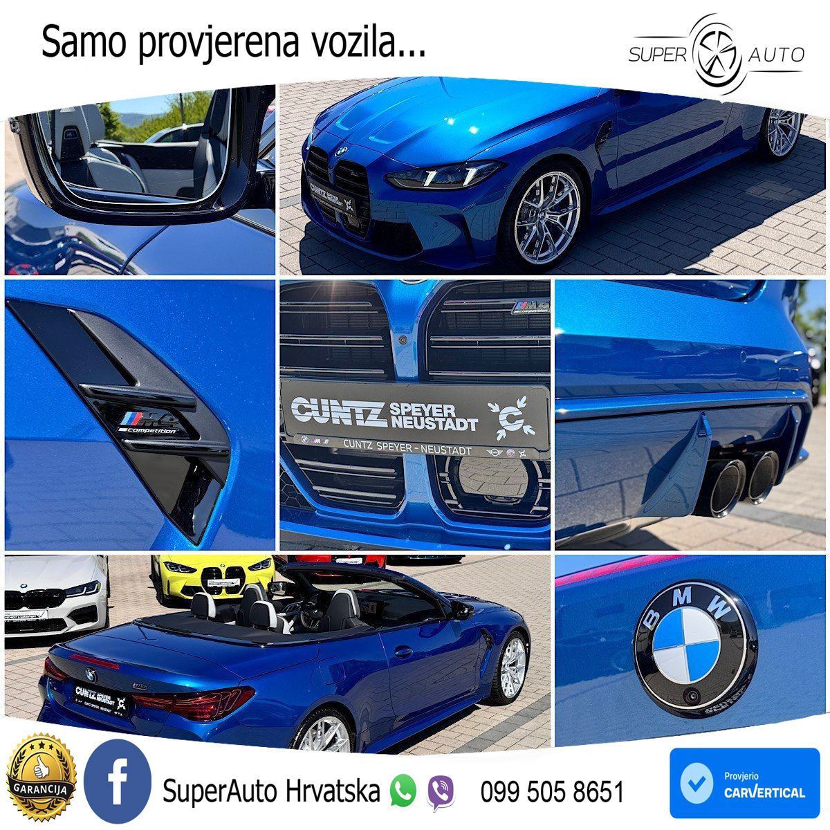 BMW M4 Convertible Competition 3.0 (530 KS) xDrive Steptronic LED+GR SJED+ACC