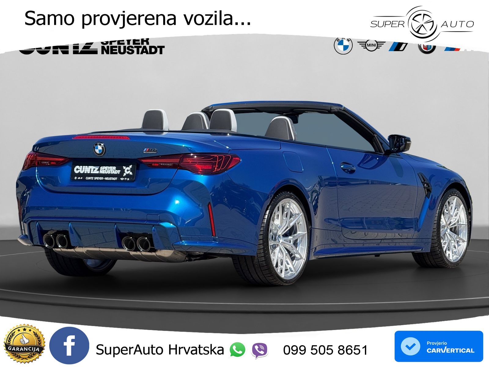 BMW M4 Convertible Competition 3.0 (530 KS) xDrive Steptronic LED+GR SJED+ACC