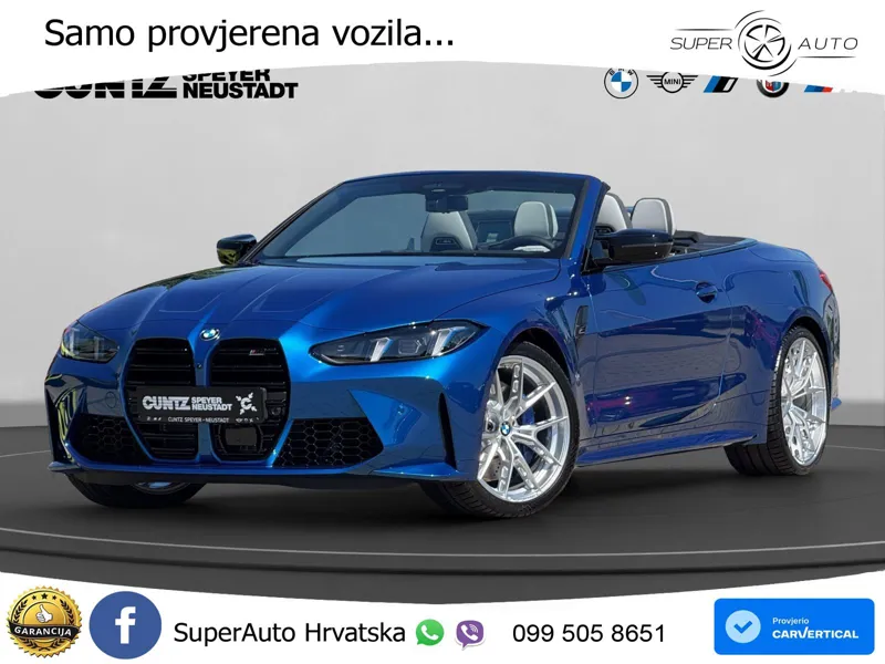 BMW M4 Convertible Competition 3.0 (530 KS) xDrive Steptronic LED+GR SJED+ACC