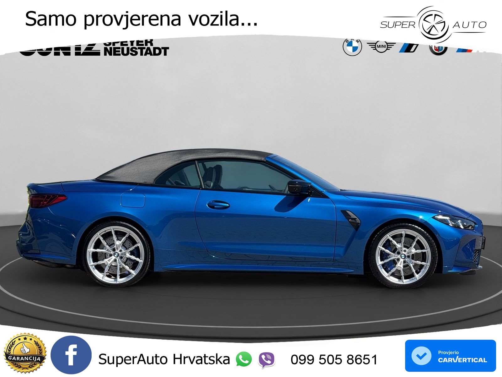 BMW M4 Convertible Competition 3.0 (530 KS) xDrive Steptronic LED+GR SJED+ACC