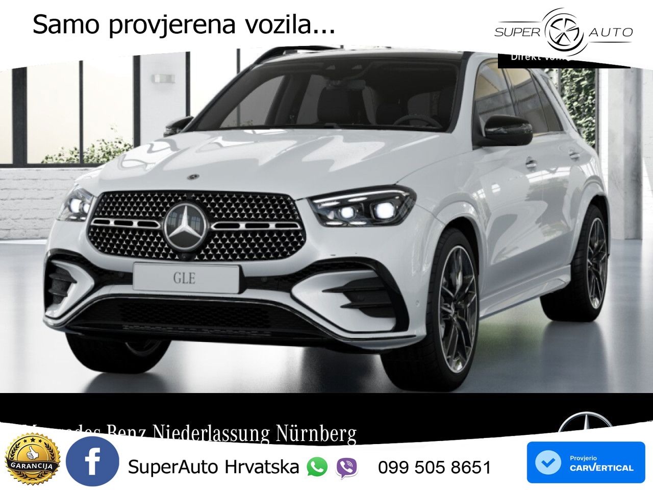 Mercedes GLE 450d (367 KS) EQ Boost 4MATIC 9G-TRONIC AMG LED+GR SJED+ACC