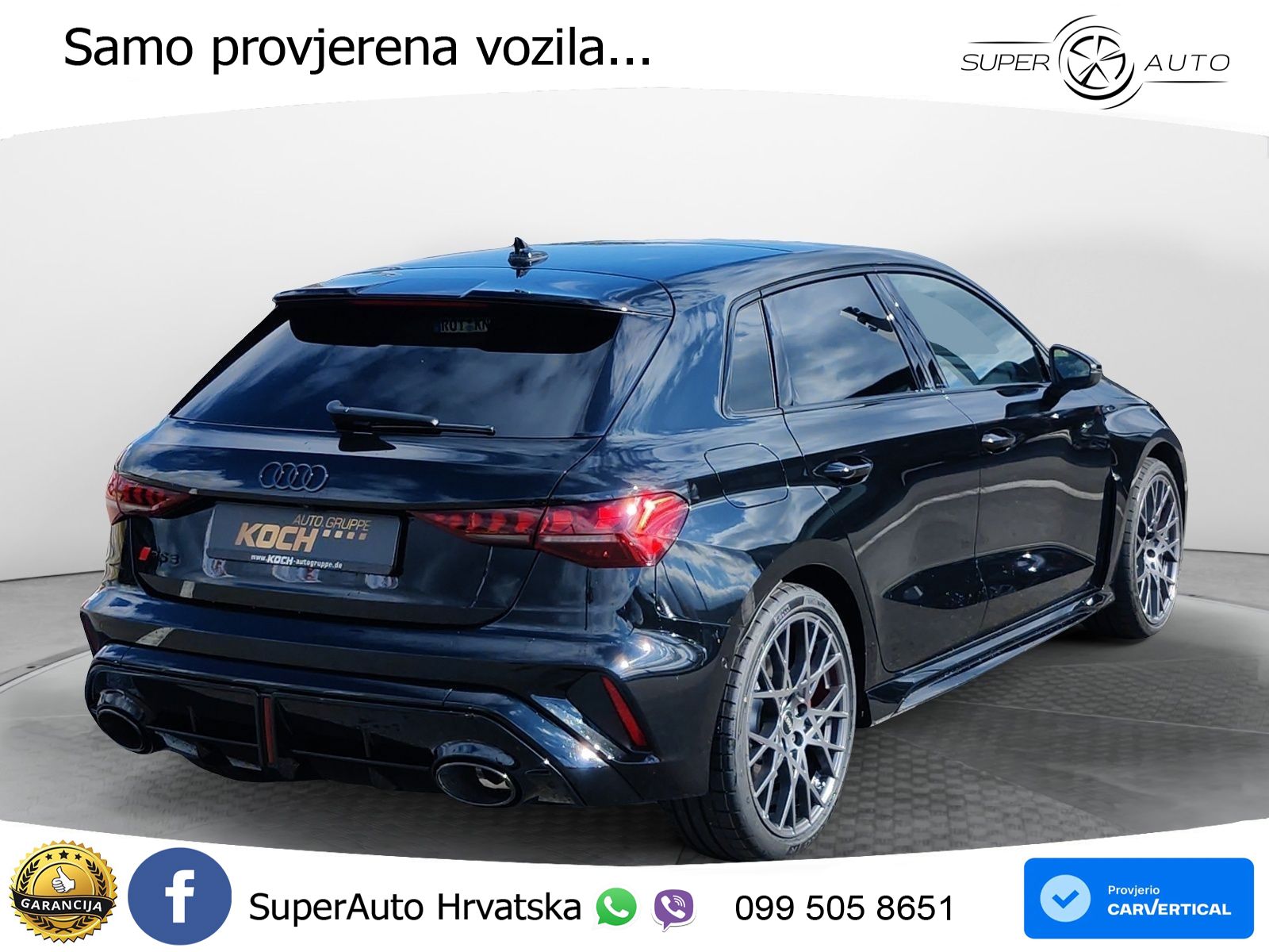 Audi RS3 Sedan 2.5 TFSI (400 KS) quattro S tronic LED+GR SJED+ACC