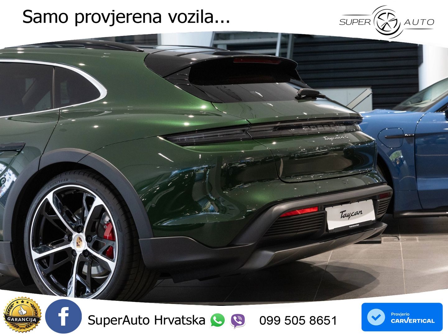 Porsche Taycan Cross Turismo 4S 105 kWh (598 KS)