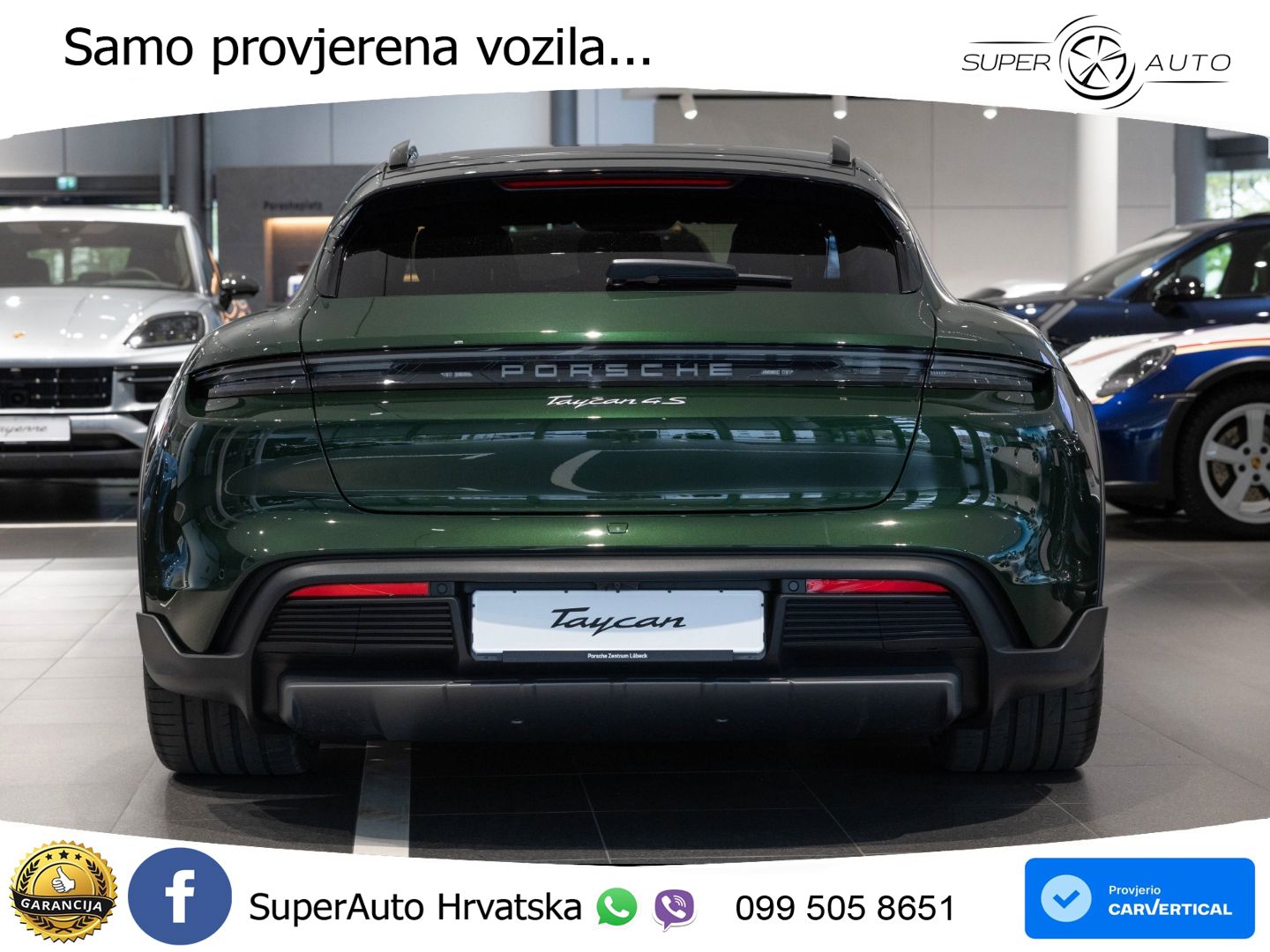 Porsche Taycan Cross Turismo 4S 105 kWh (598 KS)