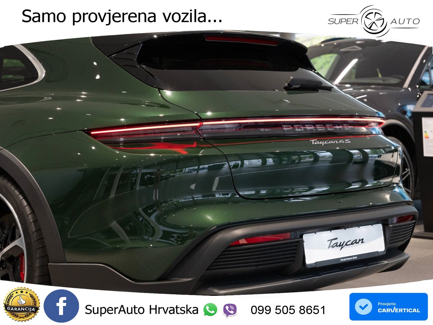 Porsche Taycan Cross Turismo 4S 105 kWh (598 KS)