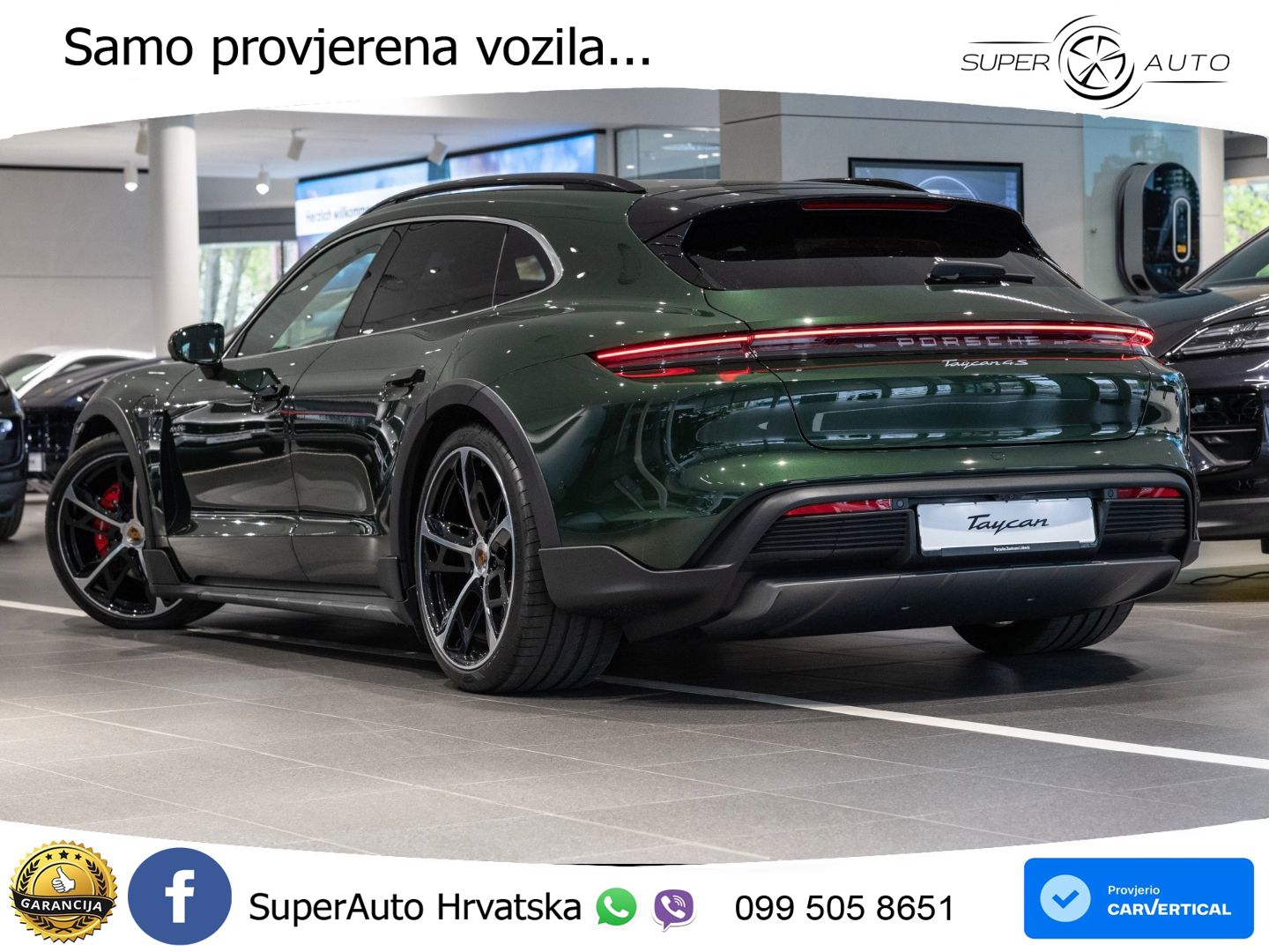 Porsche Taycan Cross Turismo 4S 105 kWh (598 KS)