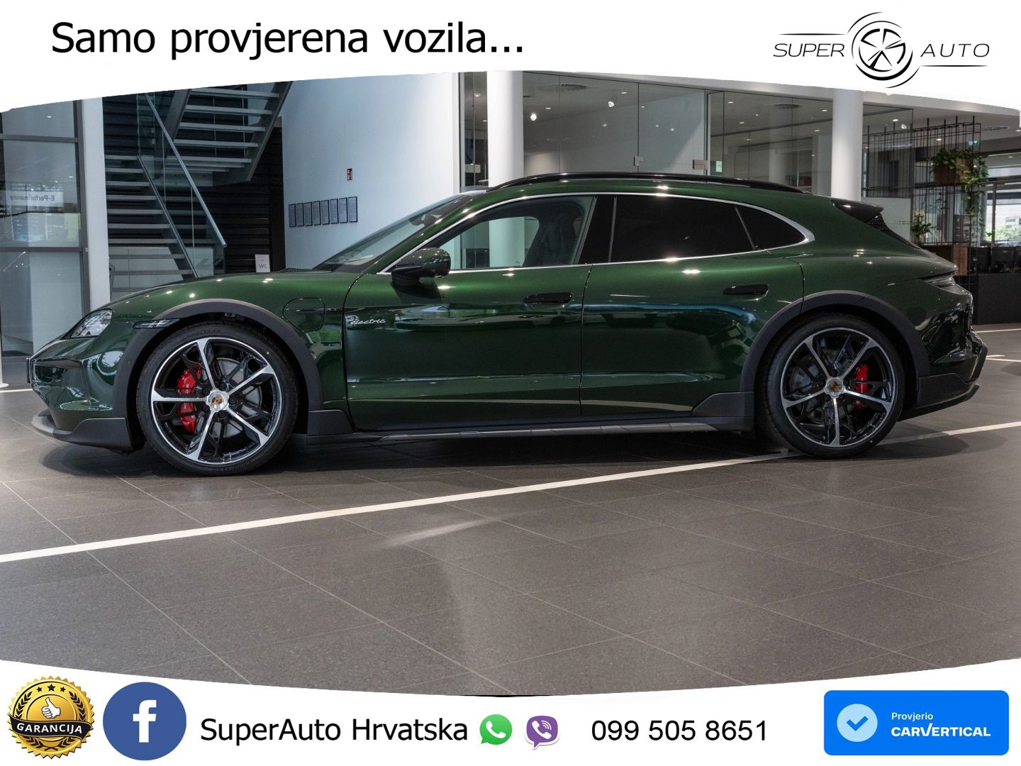 Porsche Taycan Cross Turismo 4S 105 kWh (598 KS)
