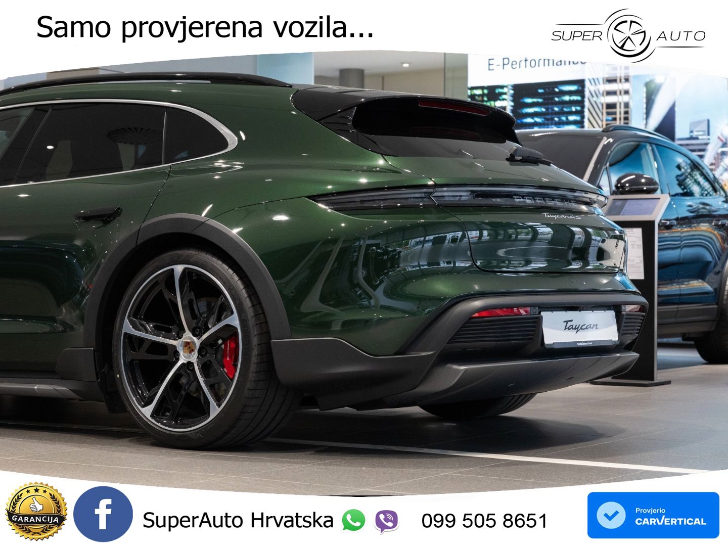 Porsche Taycan Cross Turismo 4S 105 kWh (598 KS)