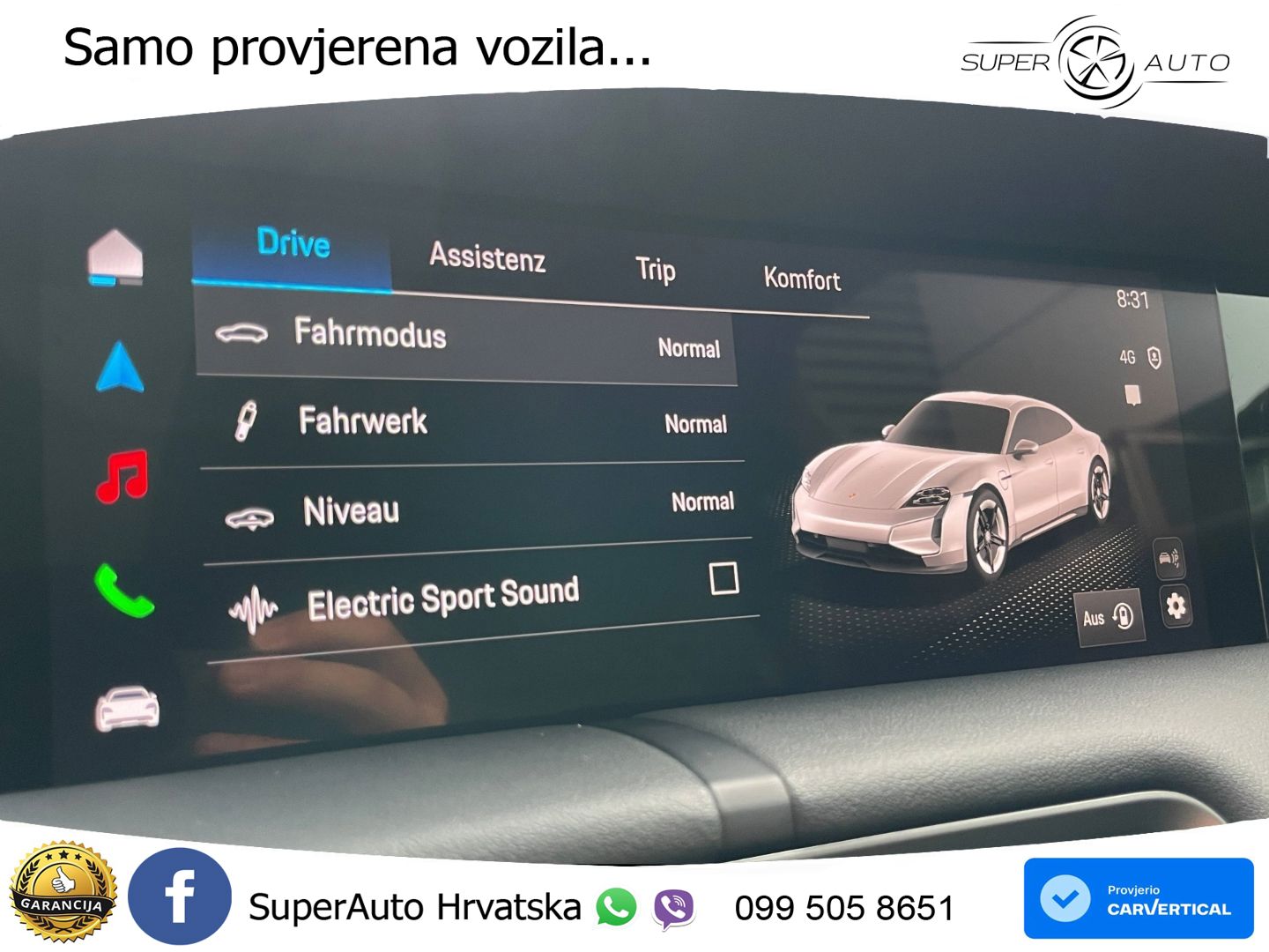 Porsche Taycan 4 105 kWh (435 KS)