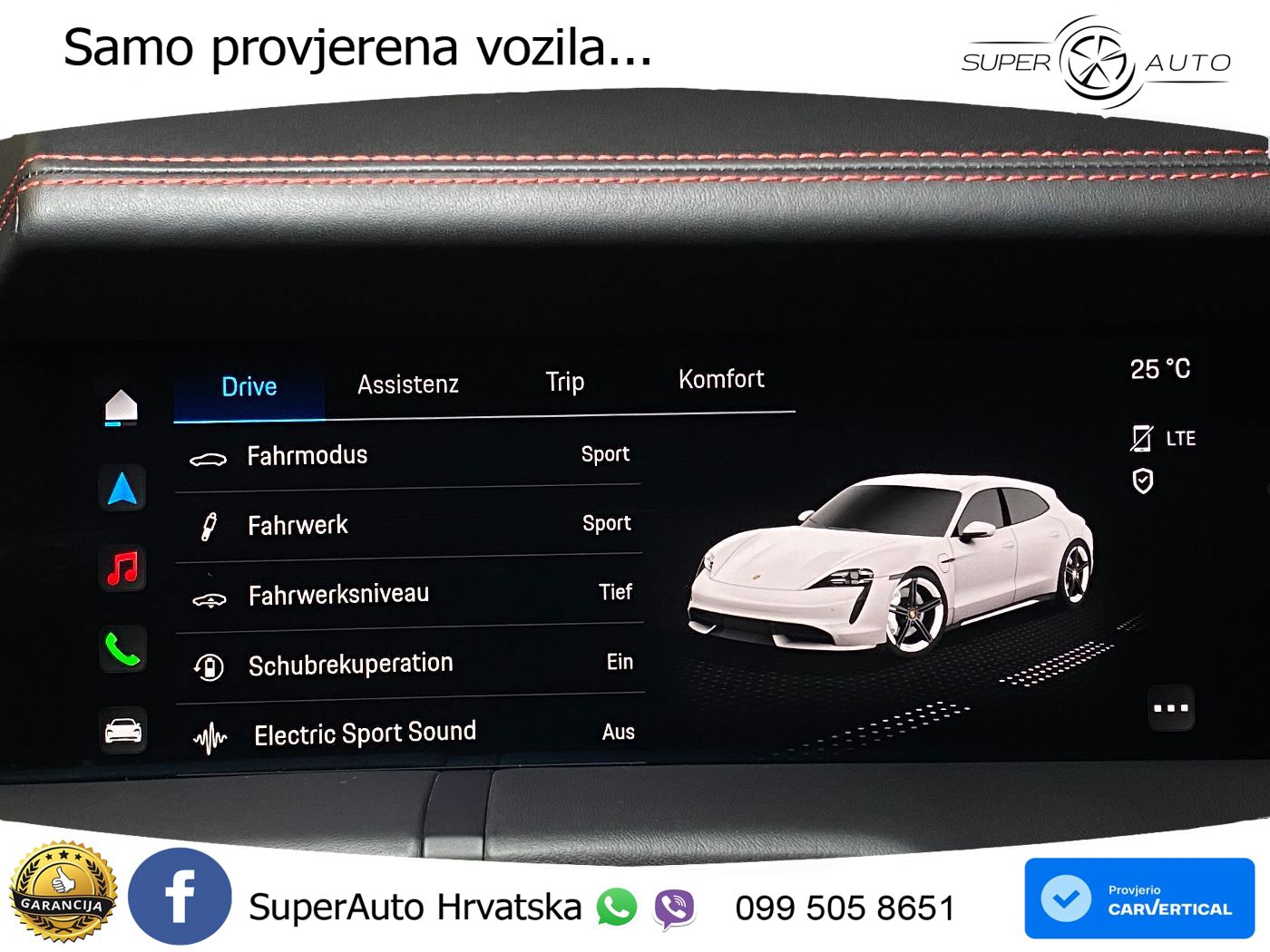 Porsche Taycan Sport Turismo Turbo 93.4 kWh (680 KS)