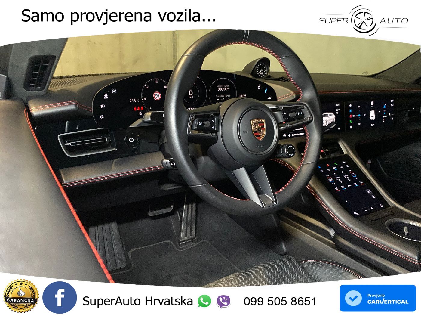 Porsche Taycan Sport Turismo Turbo 93.4 kWh (680 KS)