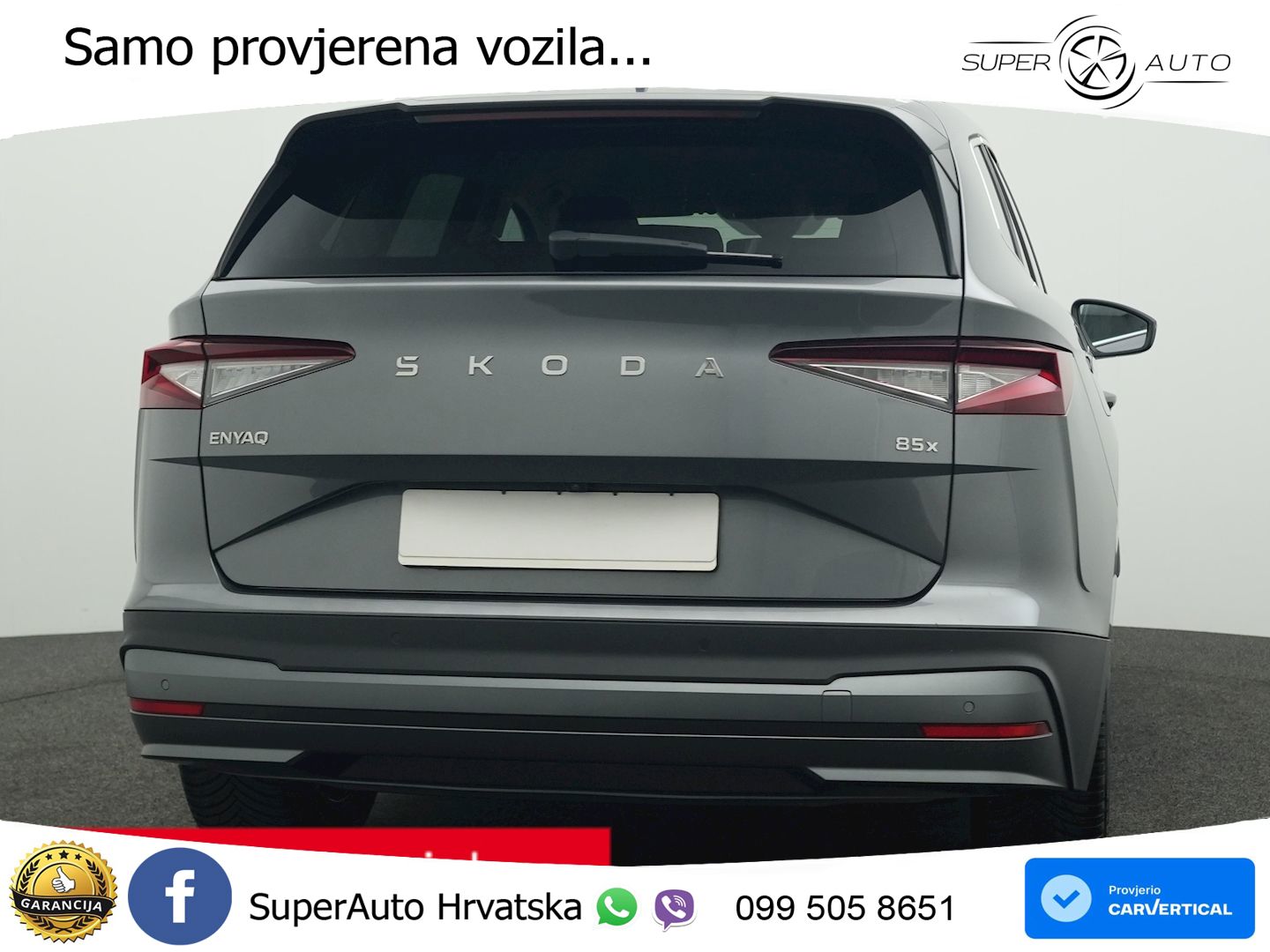 Škoda Enyaq iV 85x 82 kWh (286 KS) AWD
