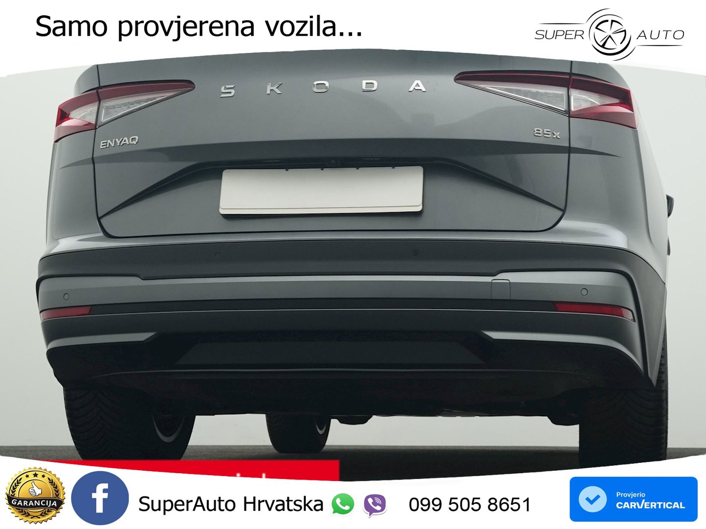 Škoda Enyaq iV 85x 82 kWh (286 KS) AWD