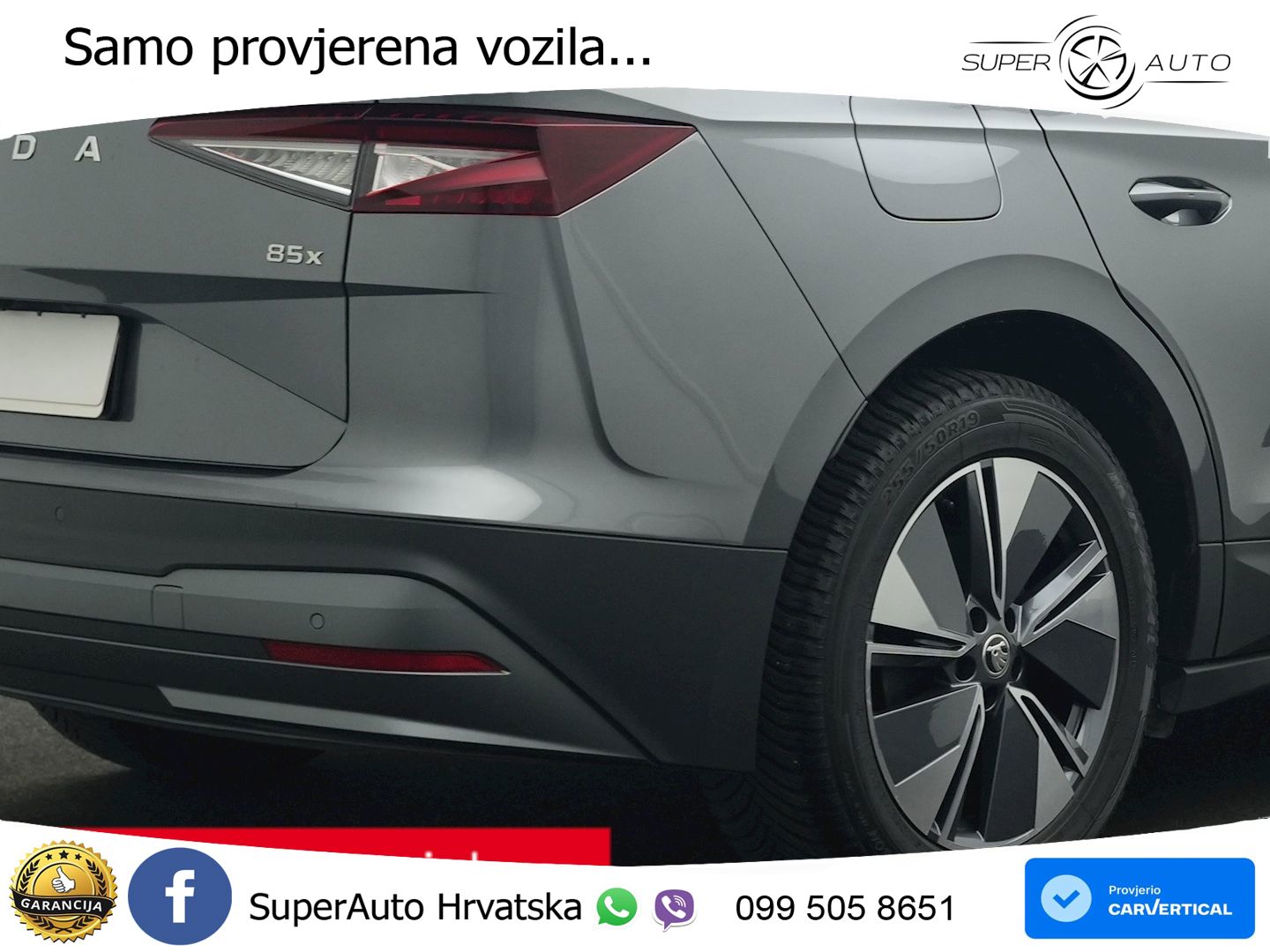 Škoda Enyaq iV 85x 82 kWh (286 KS) AWD