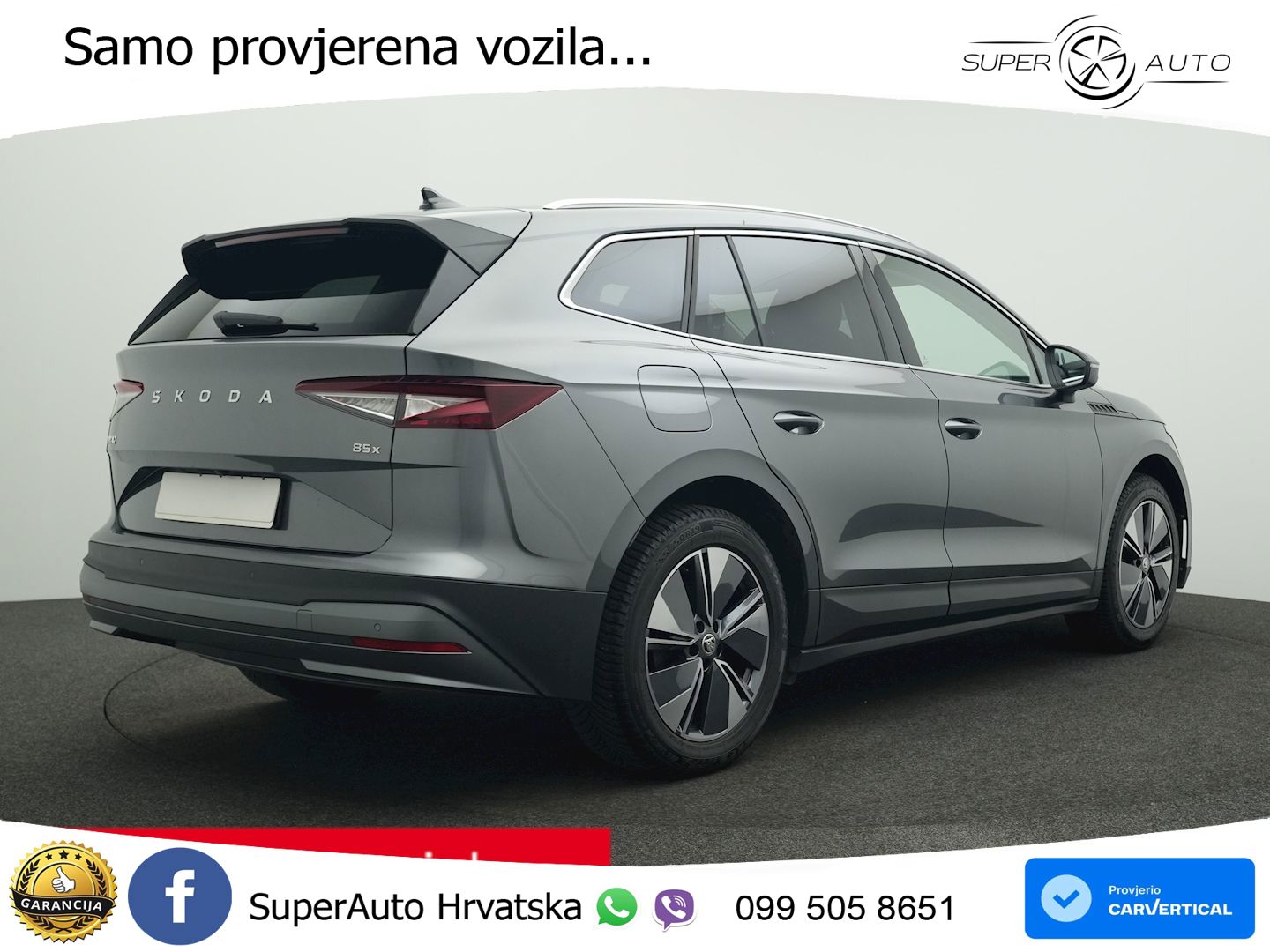 Škoda Enyaq iV 85x 82 kWh (286 KS) AWD