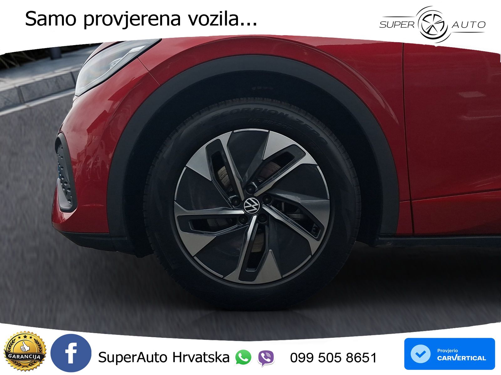 Volkswagen ID.5 Pure 55 kWh (170 KS) LED+GR SJED+ACC