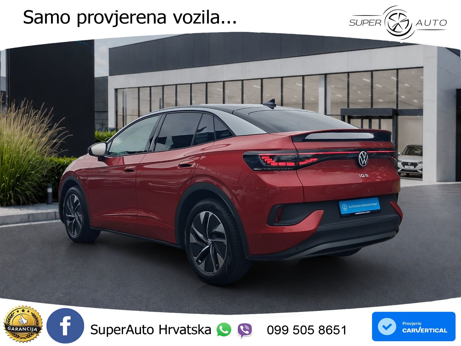 Volkswagen ID.5 Pure 55 kWh (170 KS) LED+GR SJED+ACC