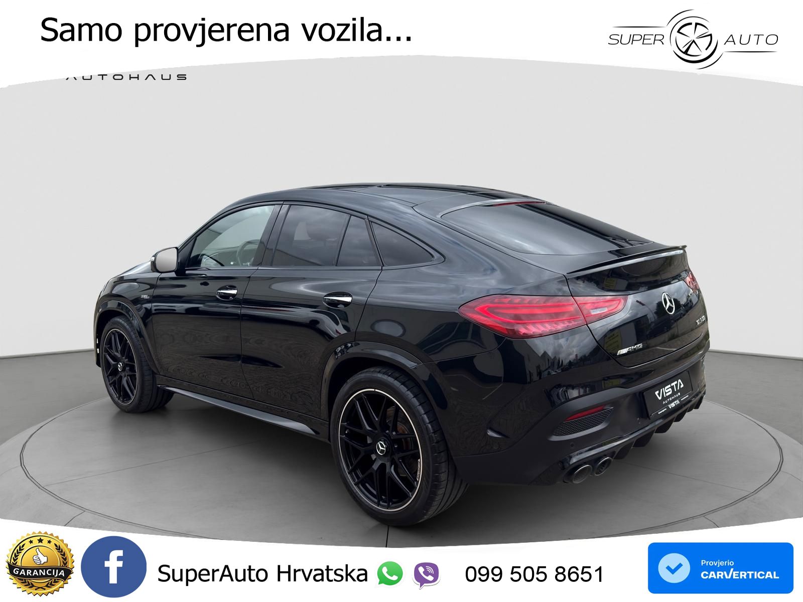 Mercedes AMG GLE Coupe 53 (435 KS) EQ Boost 4MATIC+ AMG SPEEDSHIFT TCT 9G LED+GR SJED+ACC