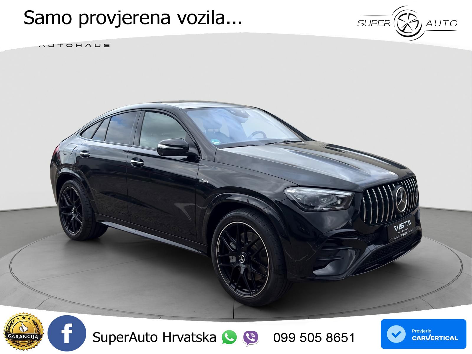 Mercedes AMG GLE Coupe 53 (435 KS) EQ Boost 4MATIC+ AMG SPEEDSHIFT TCT 9G LED+GR SJED+ACC